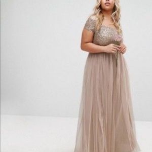 Lovedrobe Luxe Off the Shoulder Maxi